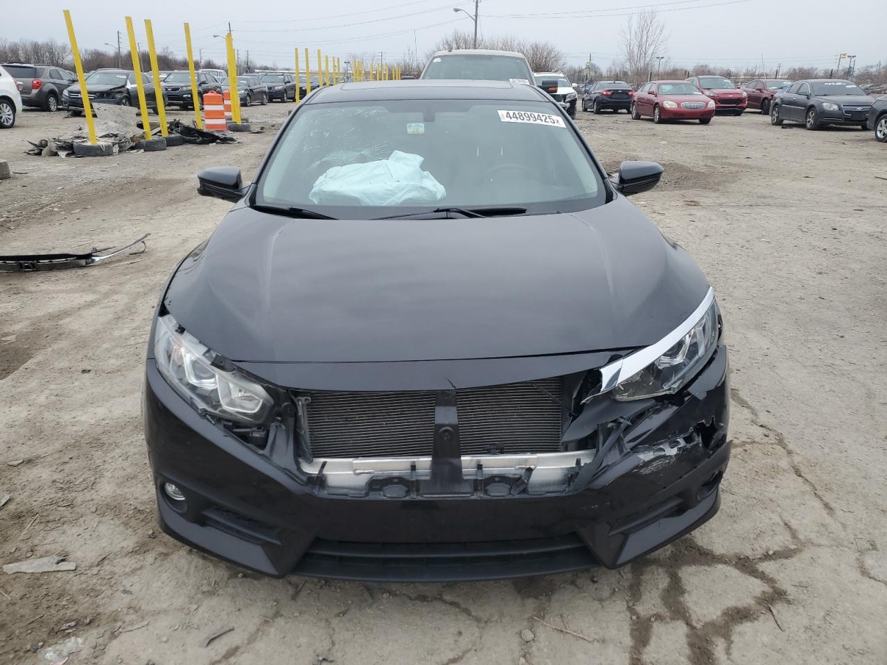 2018 Honda Civic VIN JHMFC1F77JX003870 Copart auction photo, front end / minor dent/scratches damage thumbnail 5