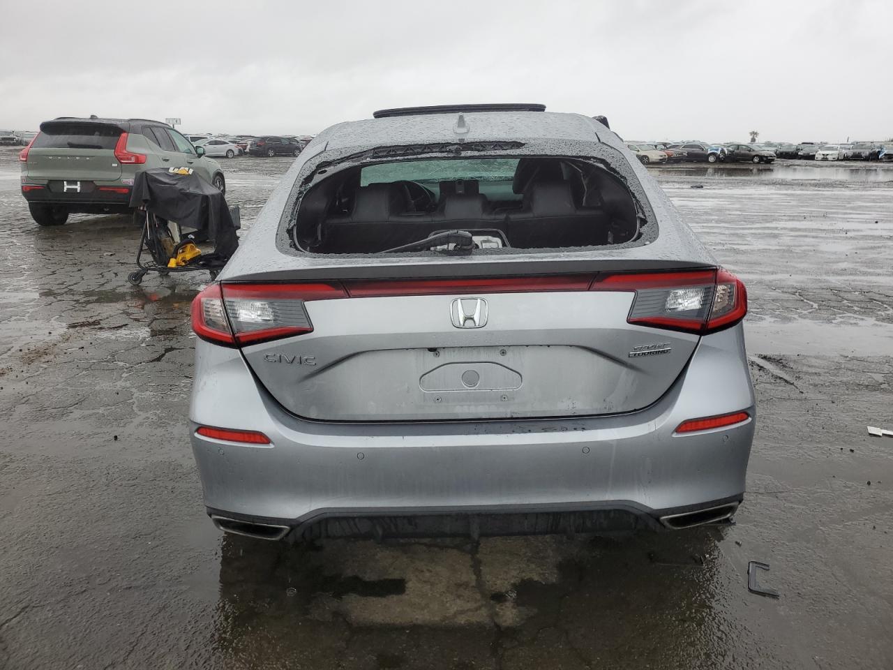 2023 Honda Civic VIN 19XFL1H80PE017884 Copart auction photo, all over damage thumbnail 6