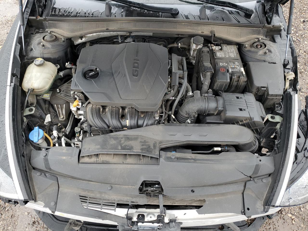 2020 Hyundai Sonata VIN 5NPEF4JA2LH060436 Copart auction photo, front end / side damage thumbnail 12