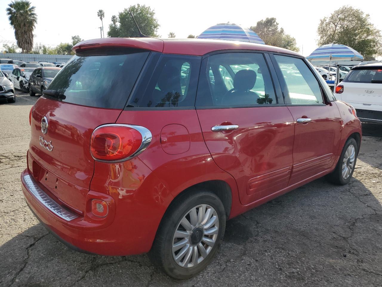 2014 Fiat 500 VIN ZFBCFABH1EZ002978 Copart auction photo, minor dent/scratches damage thumbnail 3