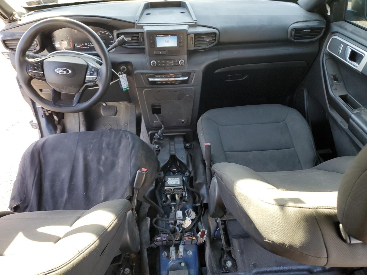 2020 Ford Explorer VIN 1FM5K8ABXLGB65866 Copart auction photo, front end / side damage thumbnail 8