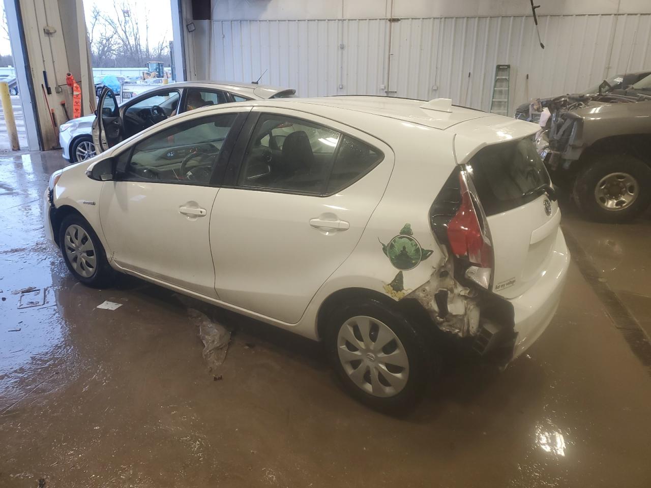 2016 Toyota Prius VIN JTDKDTB34G1136755 Copart auction photo, rear end / front end damage thumbnail 2