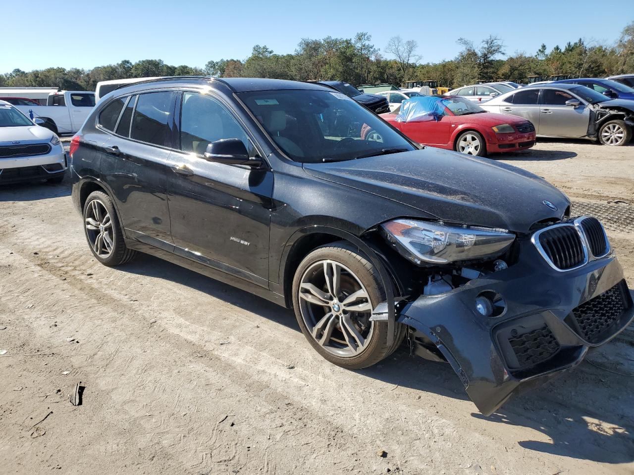 2016 BMW X1 VIN WBXHT3C36G5E48439 Copart auction photo, front end damage thumbnail 4