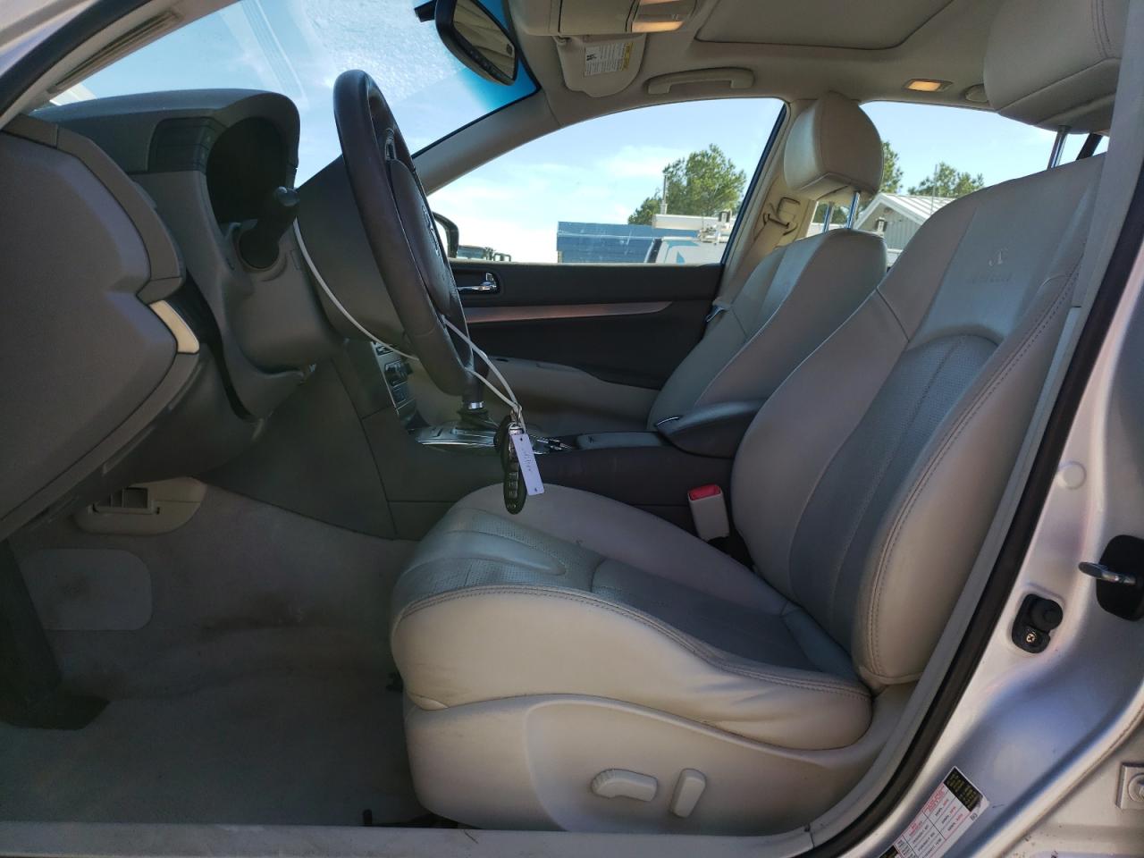 2012 Infiniti G VIN JN1DV6AR8CM861817 Copart auction photo, front end damage thumbnail 7