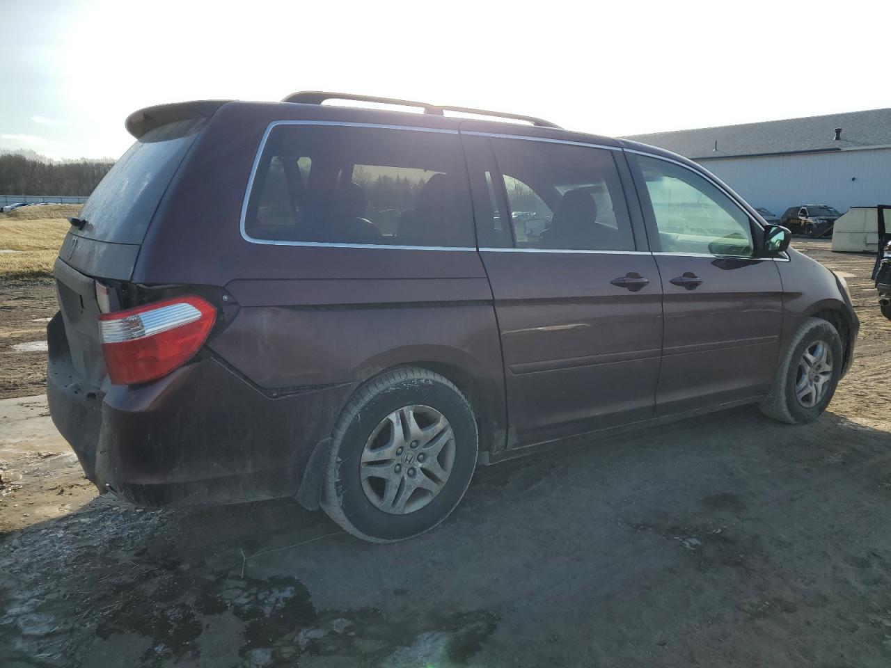2007 Honda Odyssey VIN 5FNRL38607B454690 Copart auction photo, rear end / minor dent/scratches damage thumbnail 3