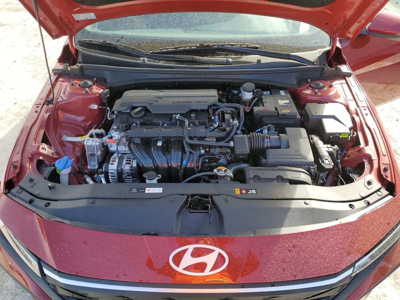 2024 Hyundai Elantra VIN KMHLM4DGXRU798573 Copart auction photo, front end damage thumbnail 11