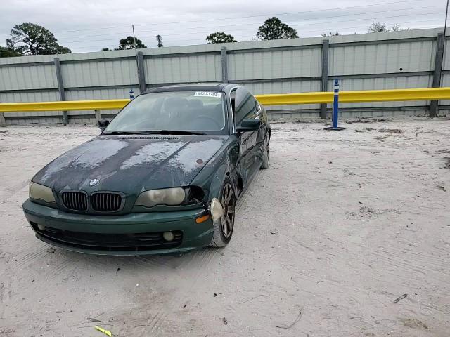 2000 BMW 3er VIN WBABM334XYJN81619 Copart auction photo, front end / side damage thumbnail 11