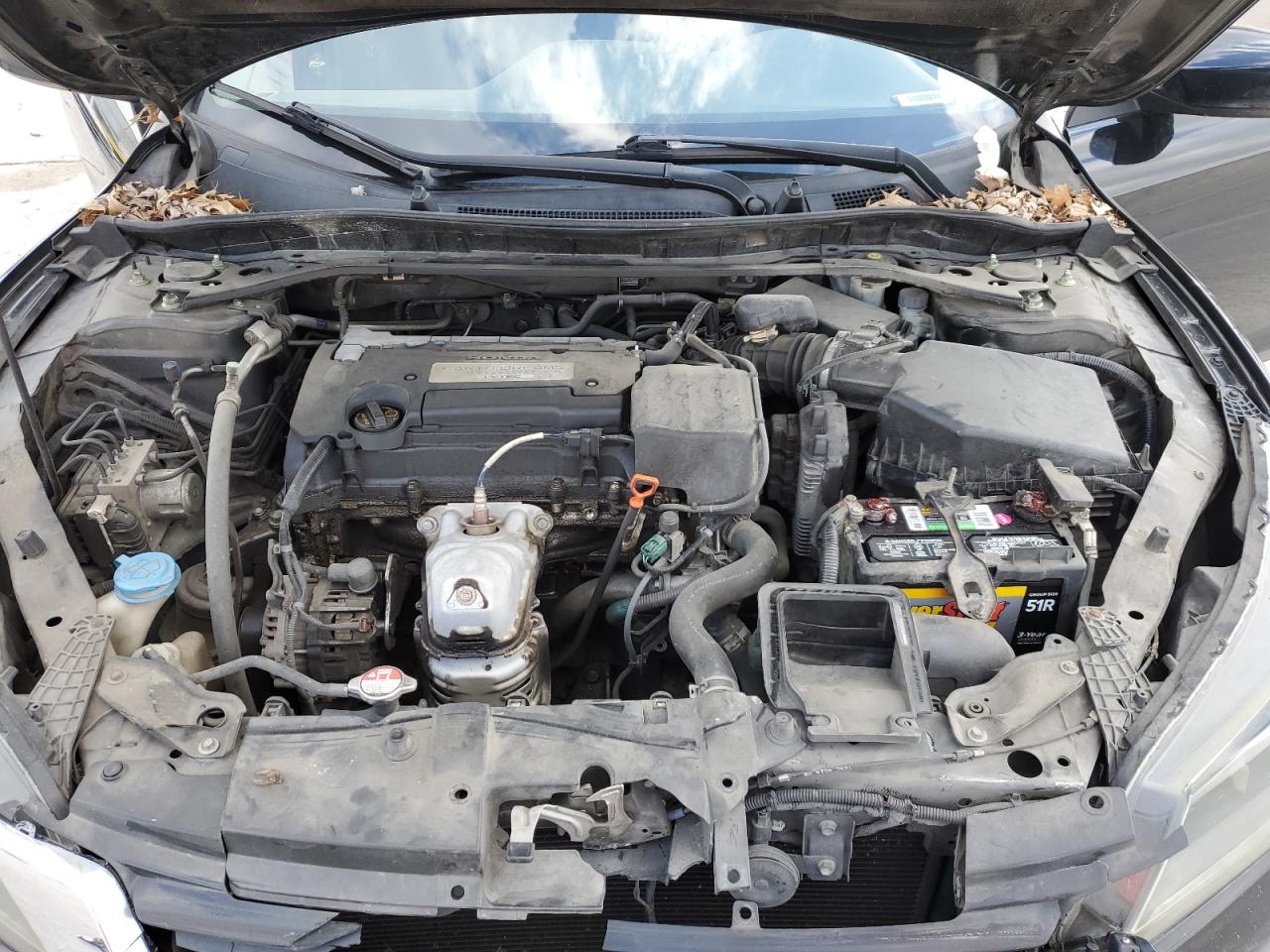 2014 Honda Accord VIN 1HGCR2E51EA228921 Copart auction photo, front end damage thumbnail 13