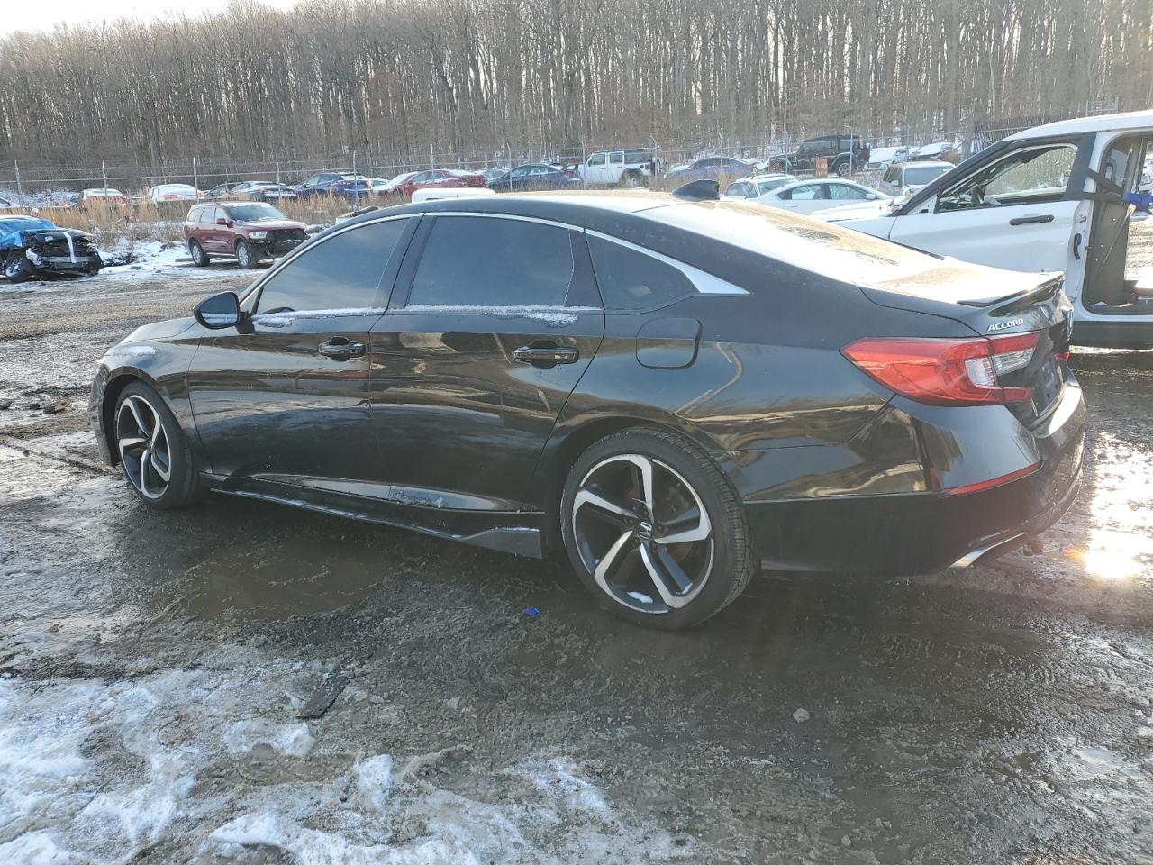 2020 Honda Accord VIN 1HGCV1F3XLA085595 Copart auction photo, minor dent/scratches damage thumbnail 2