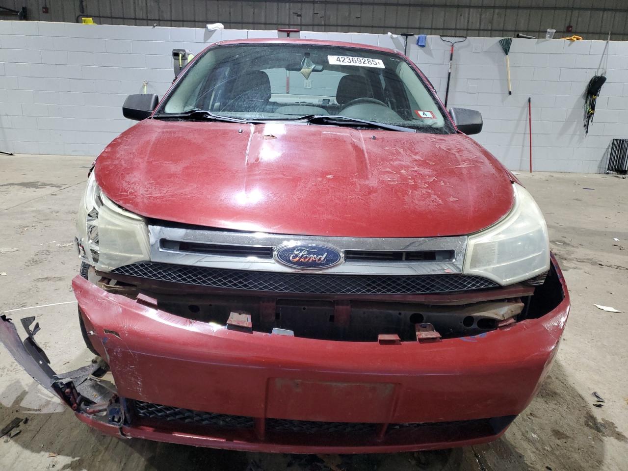 2009 Ford Focus VIN 1FAHP34NX9W224947 Copart auction photo, front end / side damage thumbnail 5