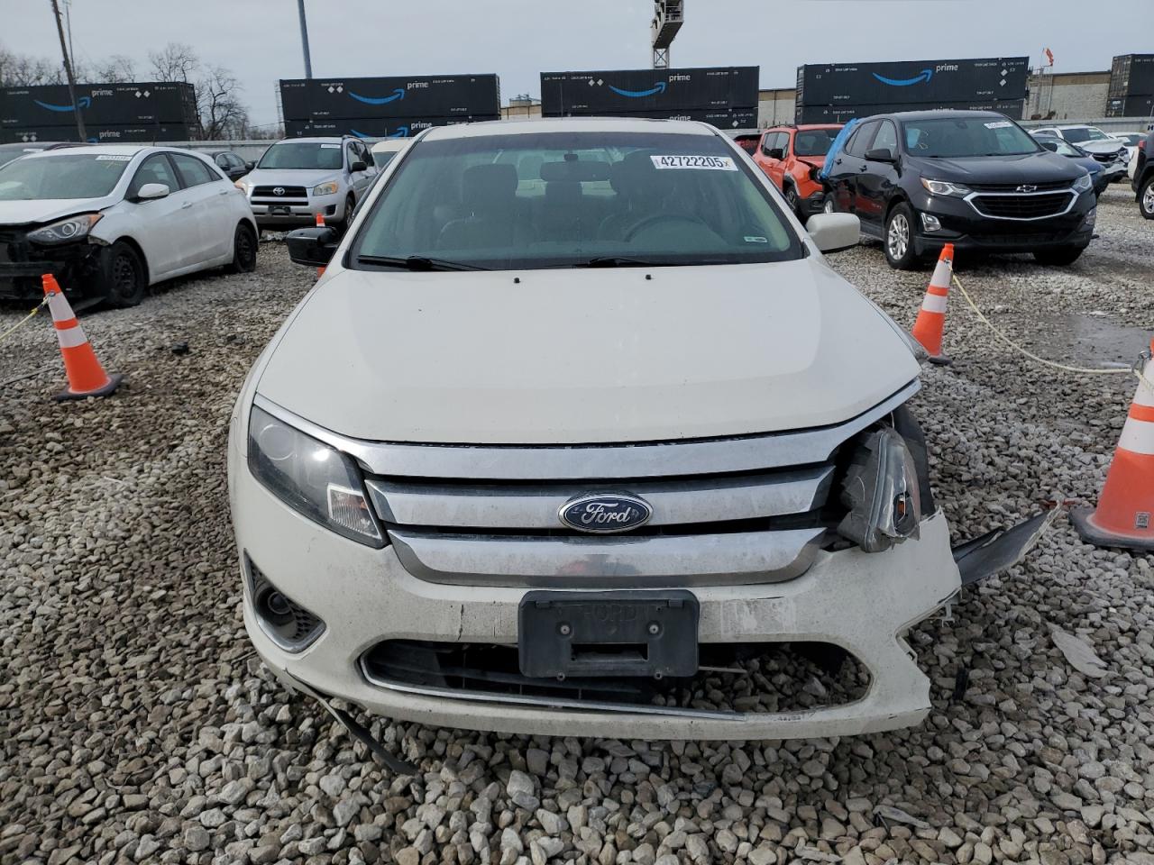 2012 Ford Fusion VIN 3FAHP0JA7CR149344 Copart auction photo, front end / rear end damage thumbnail 5