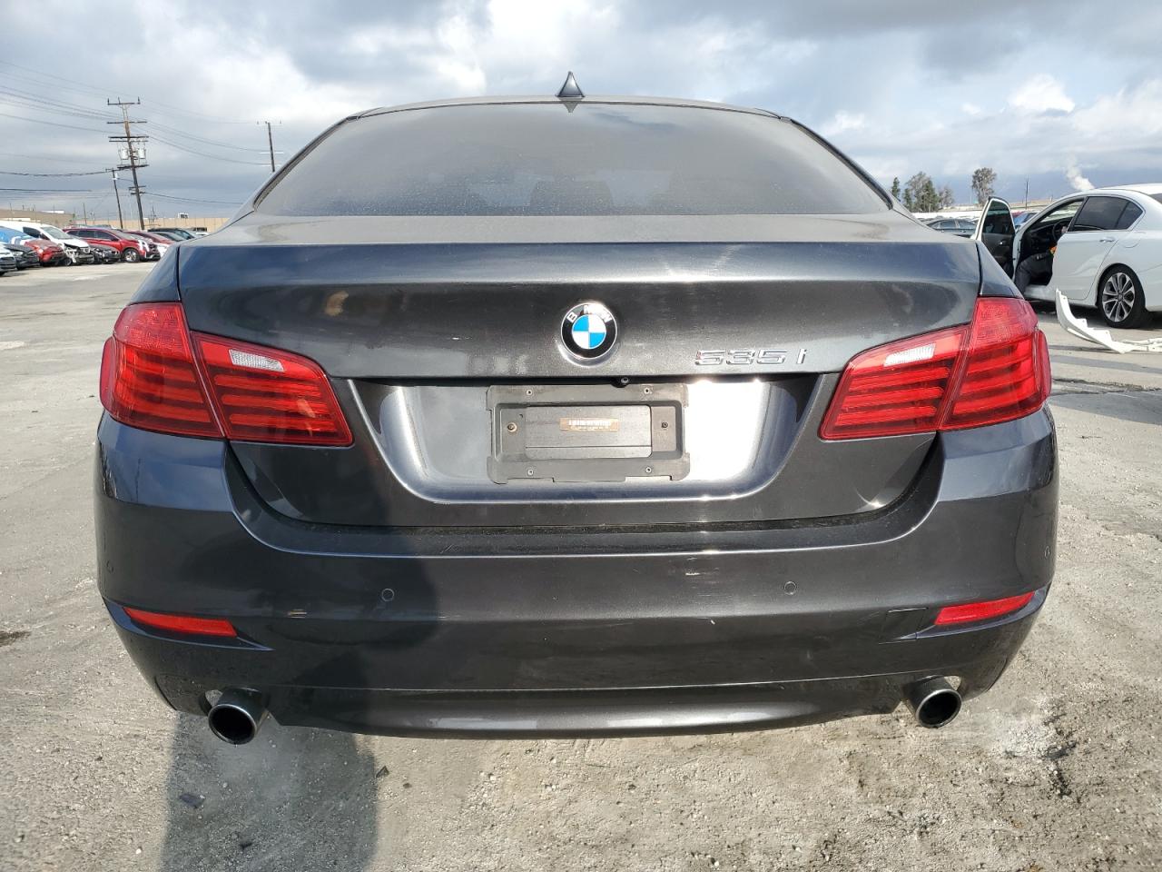 2016 BMW 5er VIN WBA5B1C52GG551459 Copart auction photo, side damage thumbnail 6