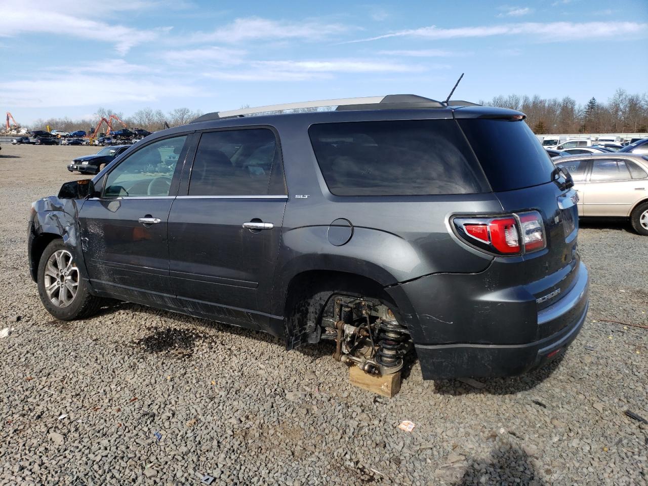 2014 GMC Acadia VIN 1GKKVRKD6EJ270337 Copart auction photo, rear end / front end damage thumbnail 2