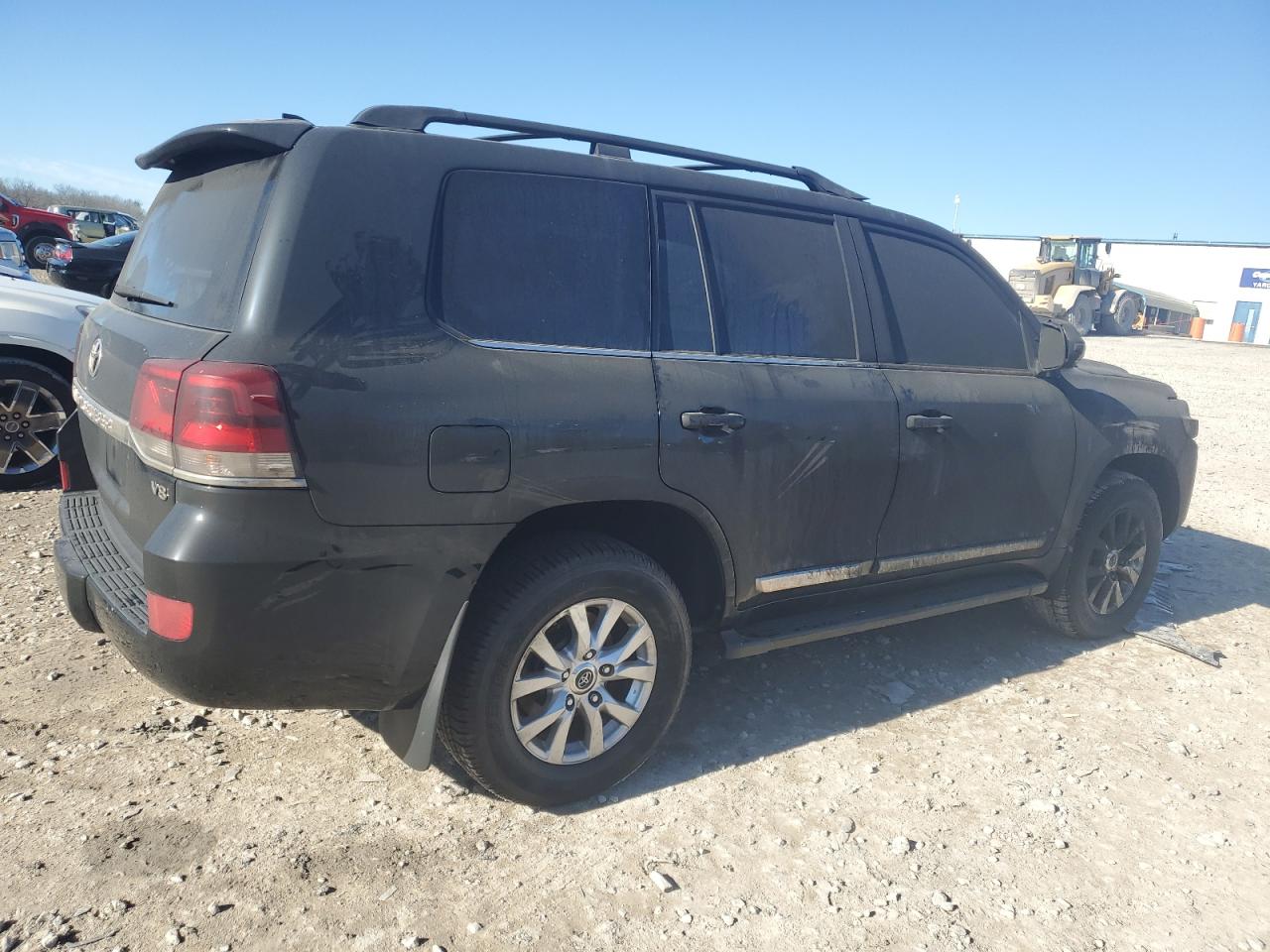 2021 Toyota Land Cruiser VIN JTMCY7AJ2M4101660 Copart auction photo, burn damage thumbnail 3