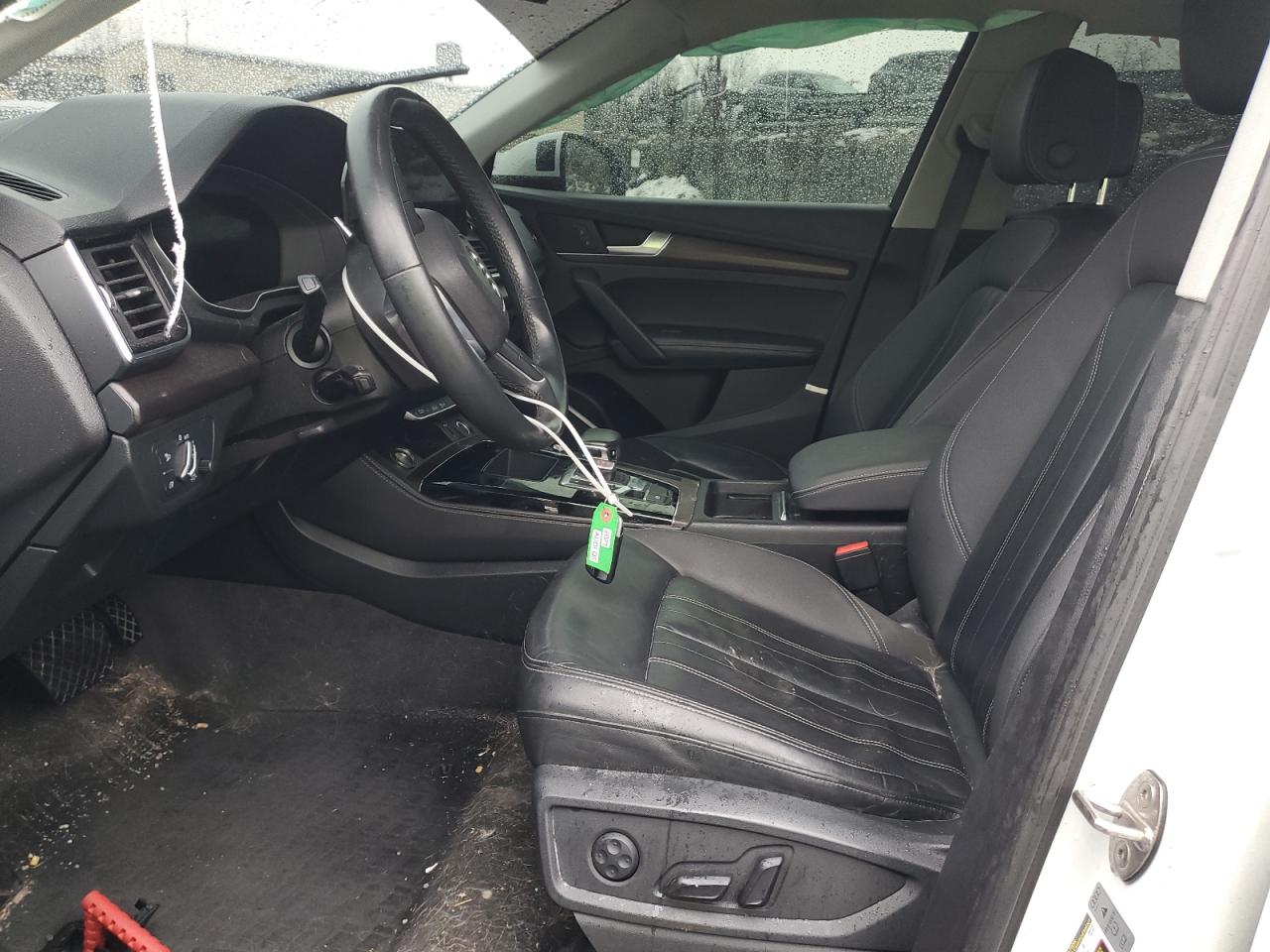 2021 Audi Q5 VIN WA1BAAFY2M2039346 Copart auction photo, front end / side damage thumbnail 7