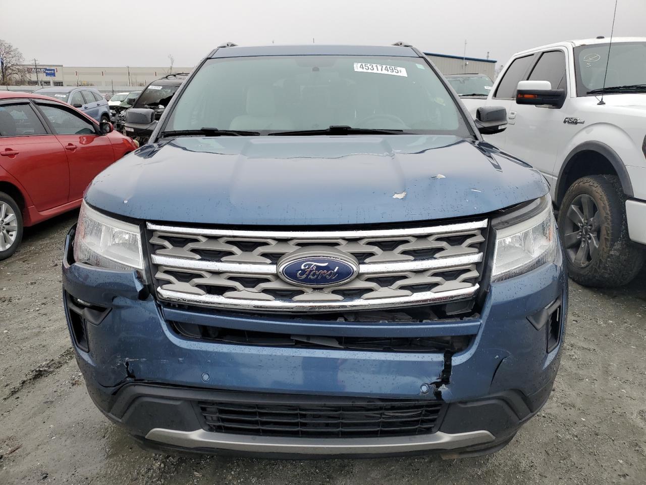2018 Ford Explorer VIN 1FM5K7D80JGB51191 Copart auction photo, front end damage thumbnail 5