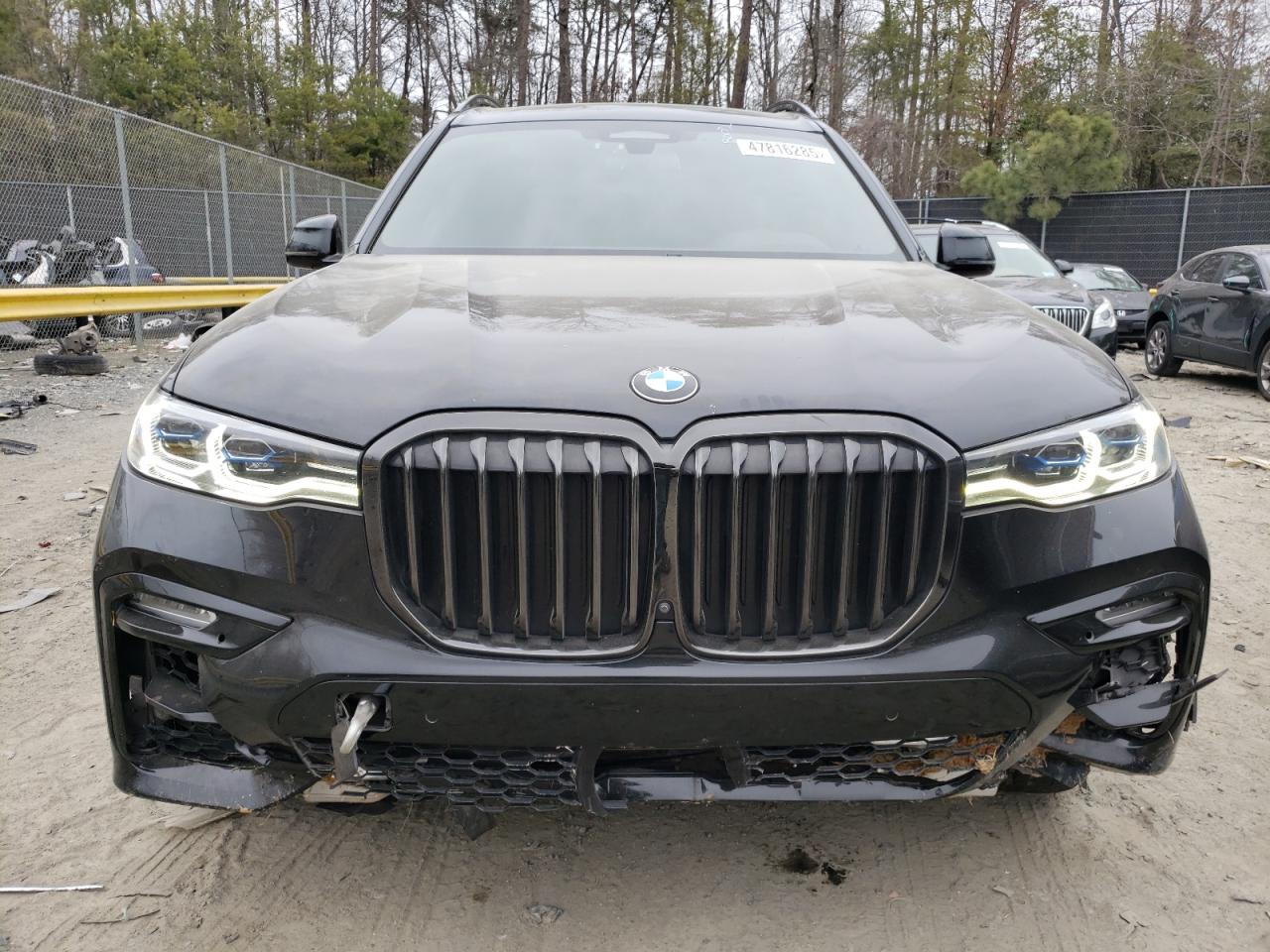 2022 BMW X7 VIN 5UXCX6C02N9M11540 Copart auction photo, undercarriage / front end damage thumbnail 5