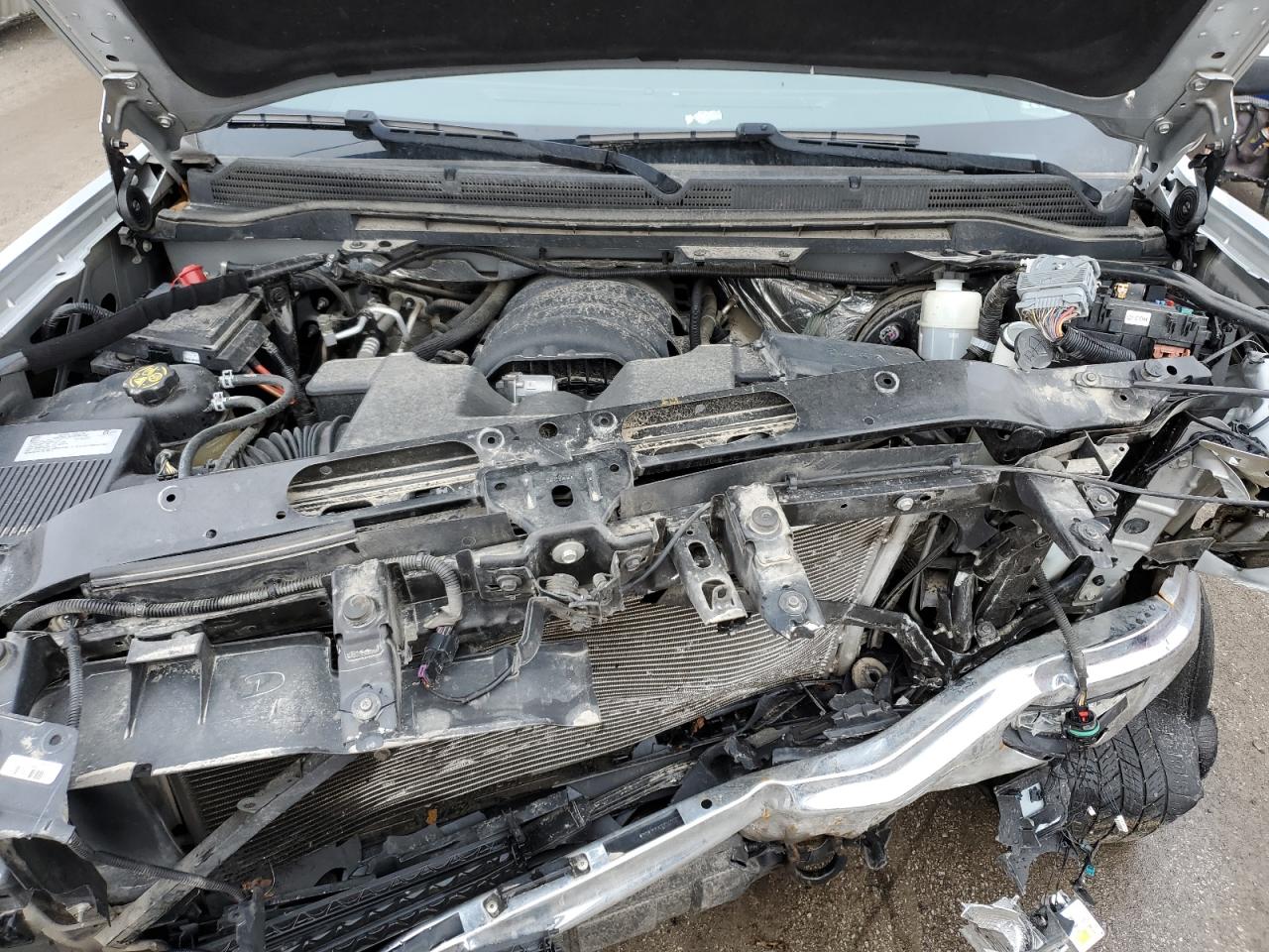 2017 GMC Sierra VIN 1GTV2MEC5HZ187138 Copart auction photo, front end / side damage thumbnail 11