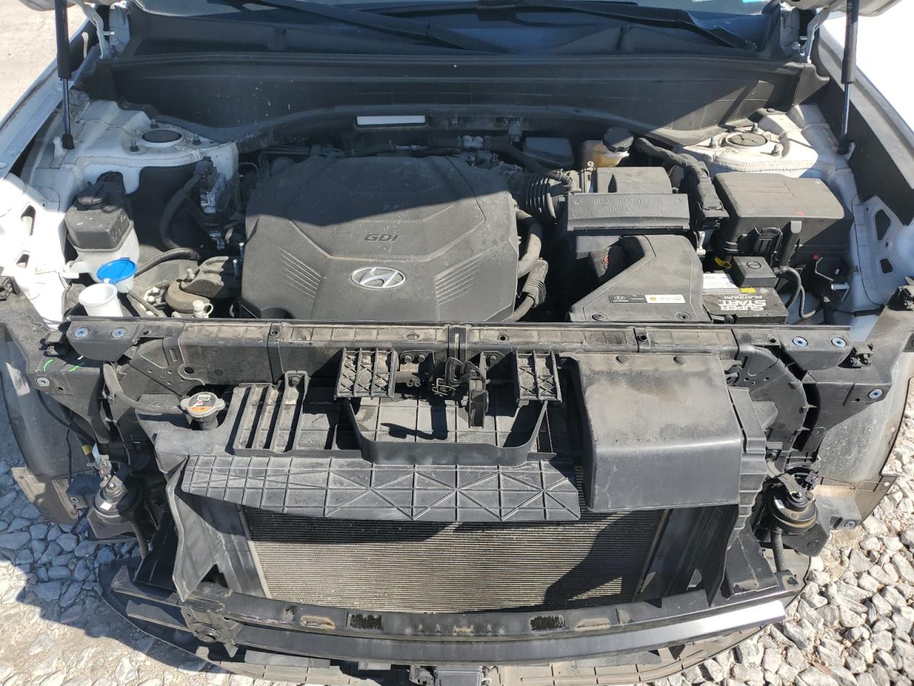 2020 Hyundai Palisade VIN KM8R5DHE5LU141171 Copart auction photo, front end / rear end damage thumbnail 12