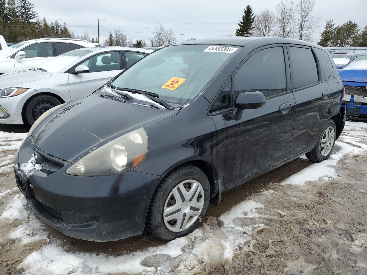 2007 Honda Fit VIN JHMGD38417S802727