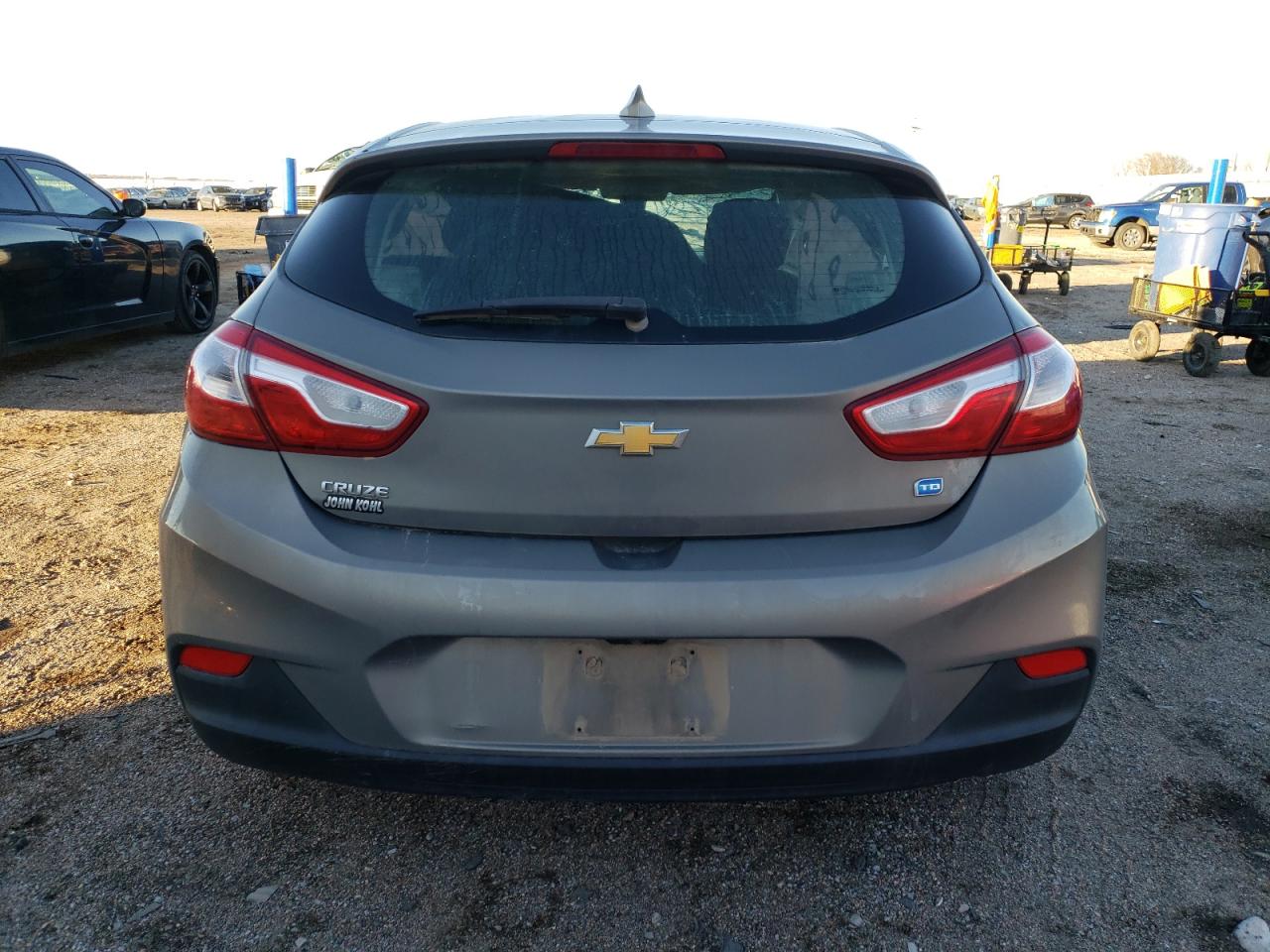 2018 Chevrolet Cruze VIN 3G1BH6SE3JS636492 Copart auction photo, rollover / hail damage thumbnail 6