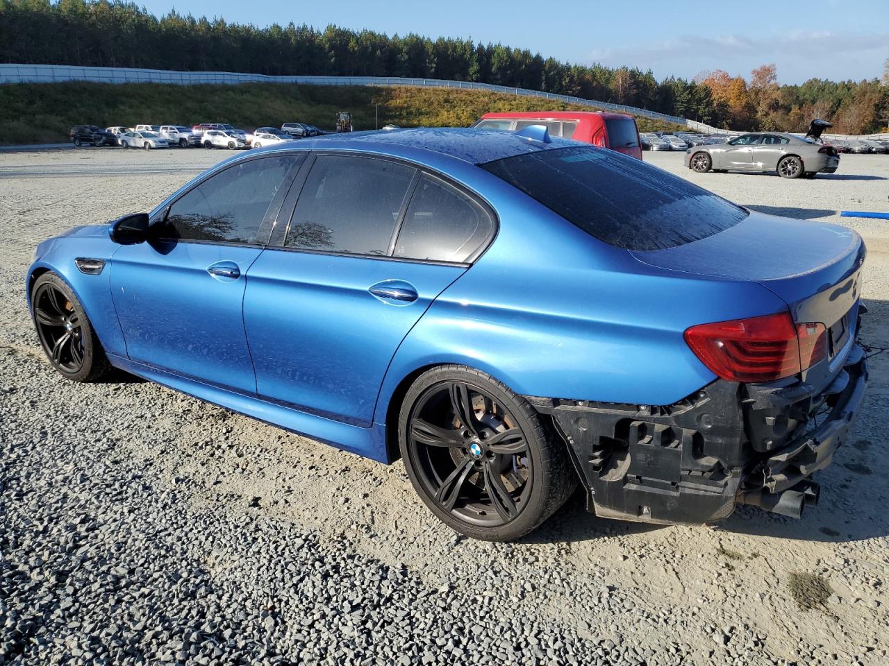 2016 BMW M5 VIN WBSFV9C53GG343466 Copart auction photo, all over damage thumbnail 2