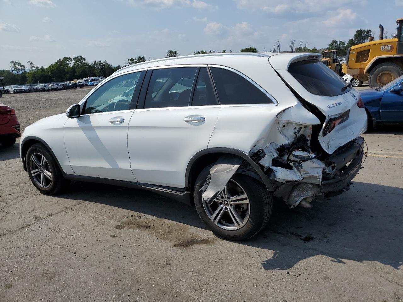 2020 Mercedes-Benz GLC VIN W1N0G8EB6LF864453 Copart auction photo, rear end damage thumbnail 2
