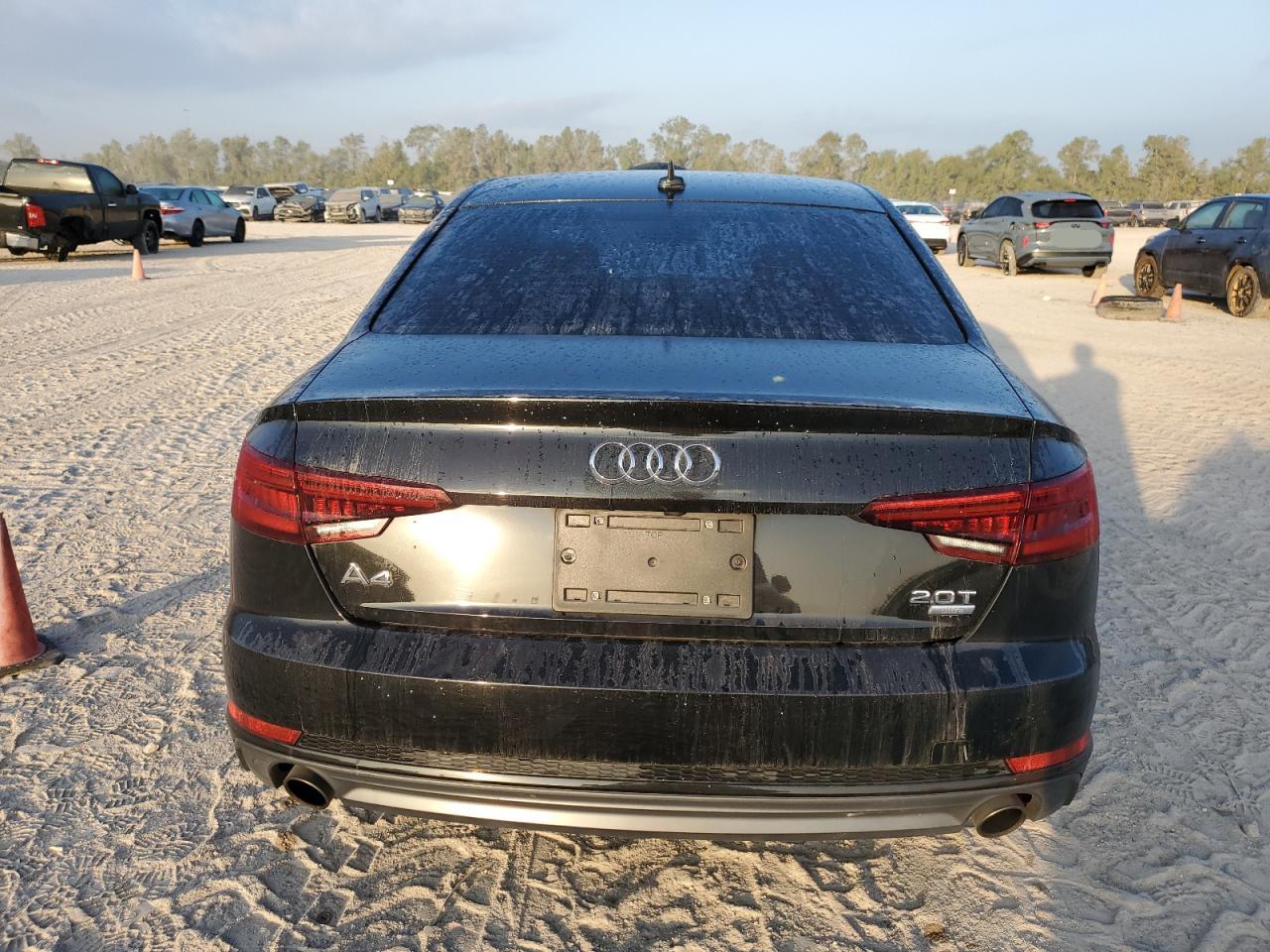 2018 Audi A4 VIN WAUKMAF48JA040025 Copart auction photo, side damage thumbnail 6