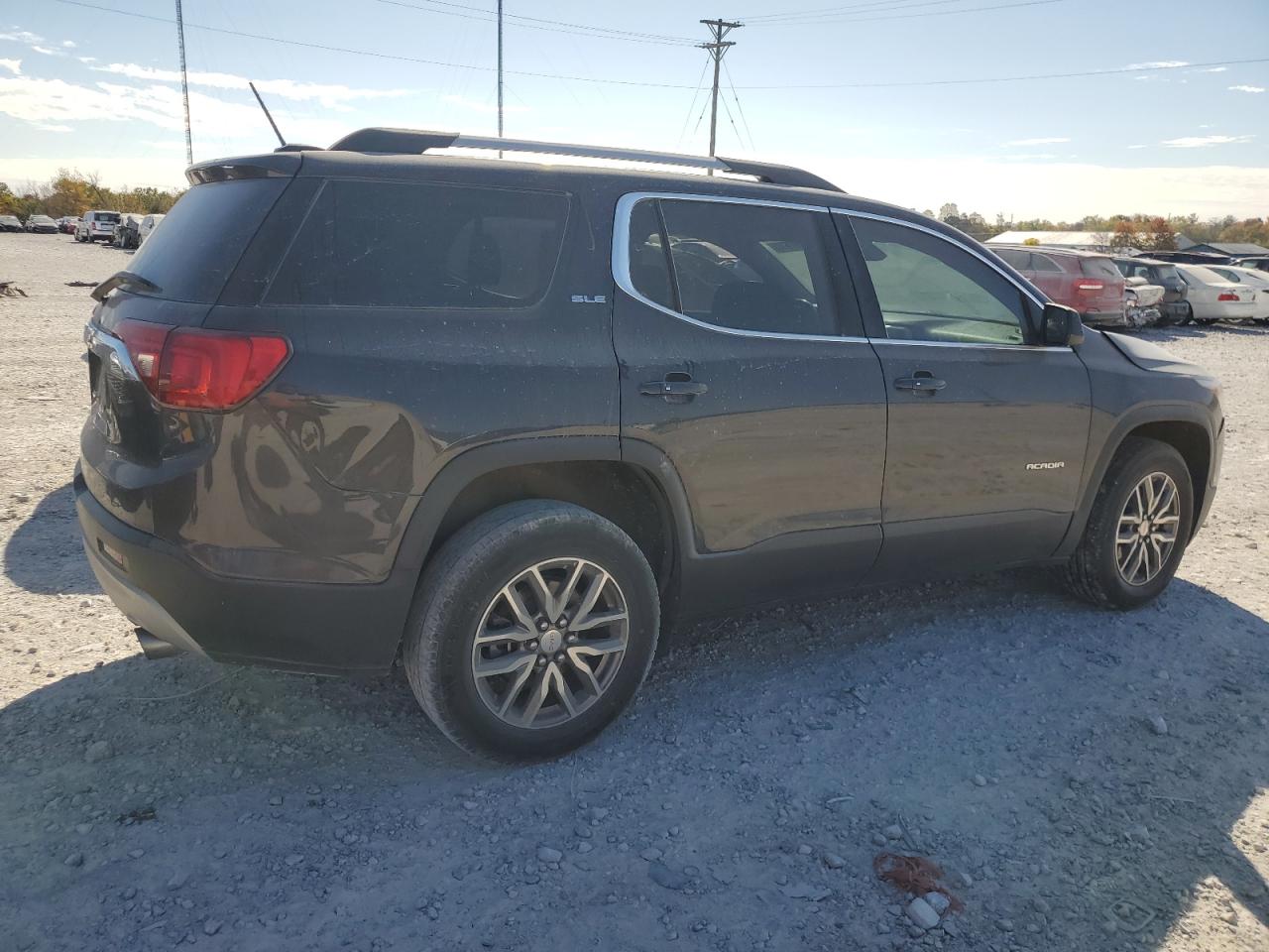 2018 GMC Acadia VIN 1GKKNLLS4JZ237696 Copart auction photo, front end / minor dent/scratches damage thumbnail 3