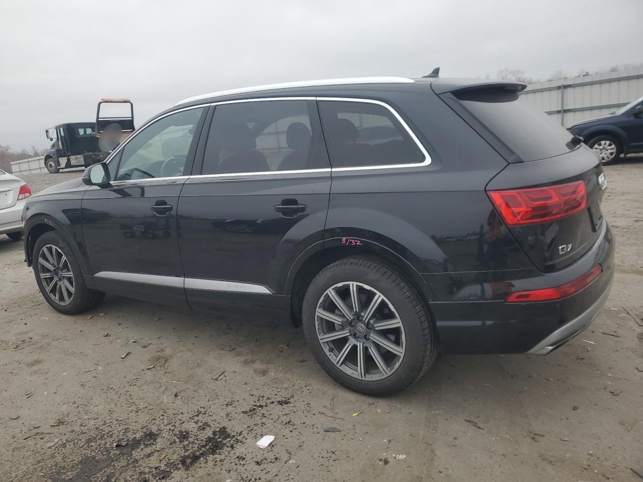 2017 Audi Q7 VIN WA1LAAF71HD021491 Copart auction photo, side / front end damage thumbnail 2