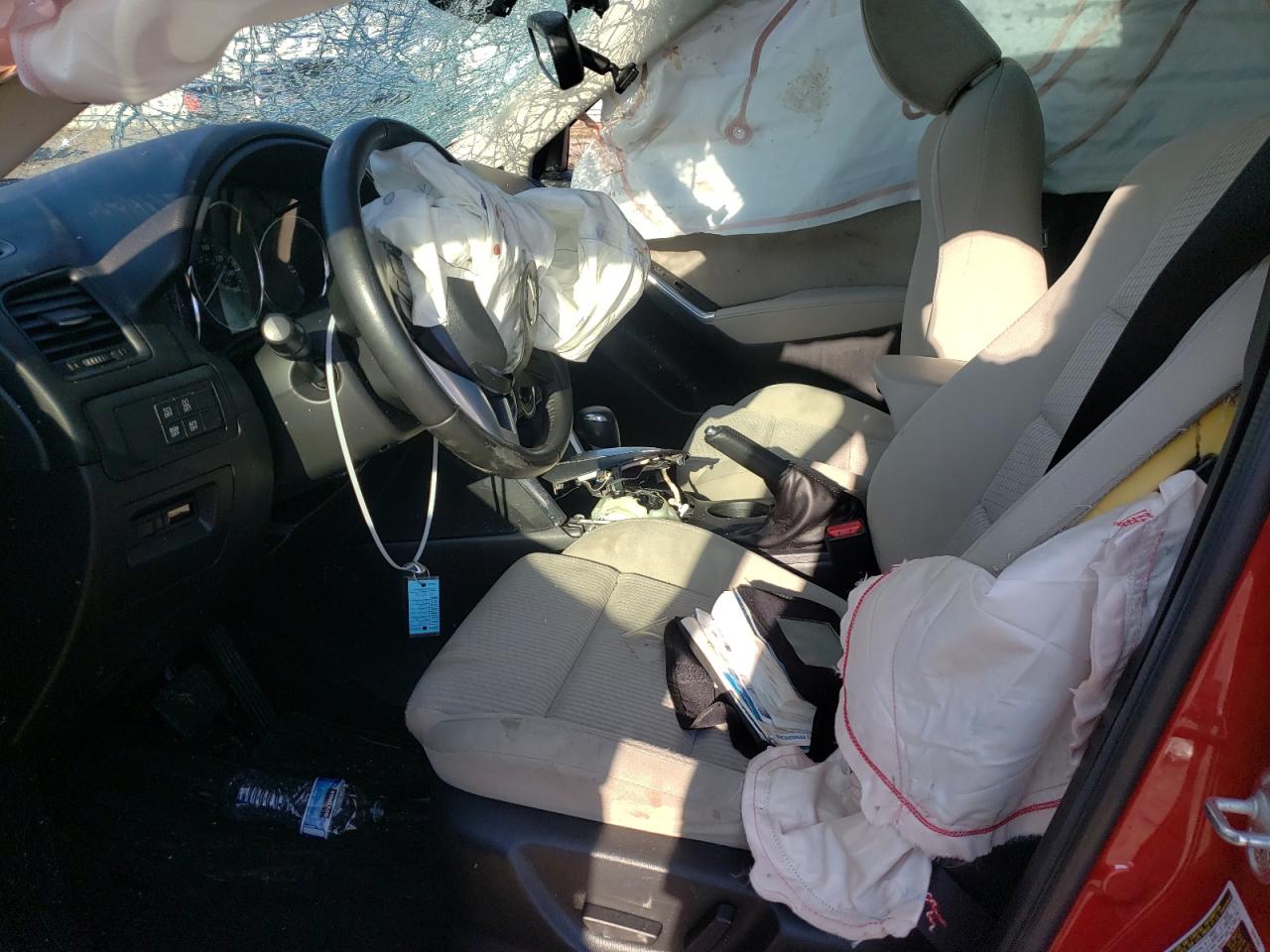 2015 Mazda CX-5 VIN JM3KE2CY1F0509912 Copart auction photo, rollover / undercarriage damage thumbnail 7