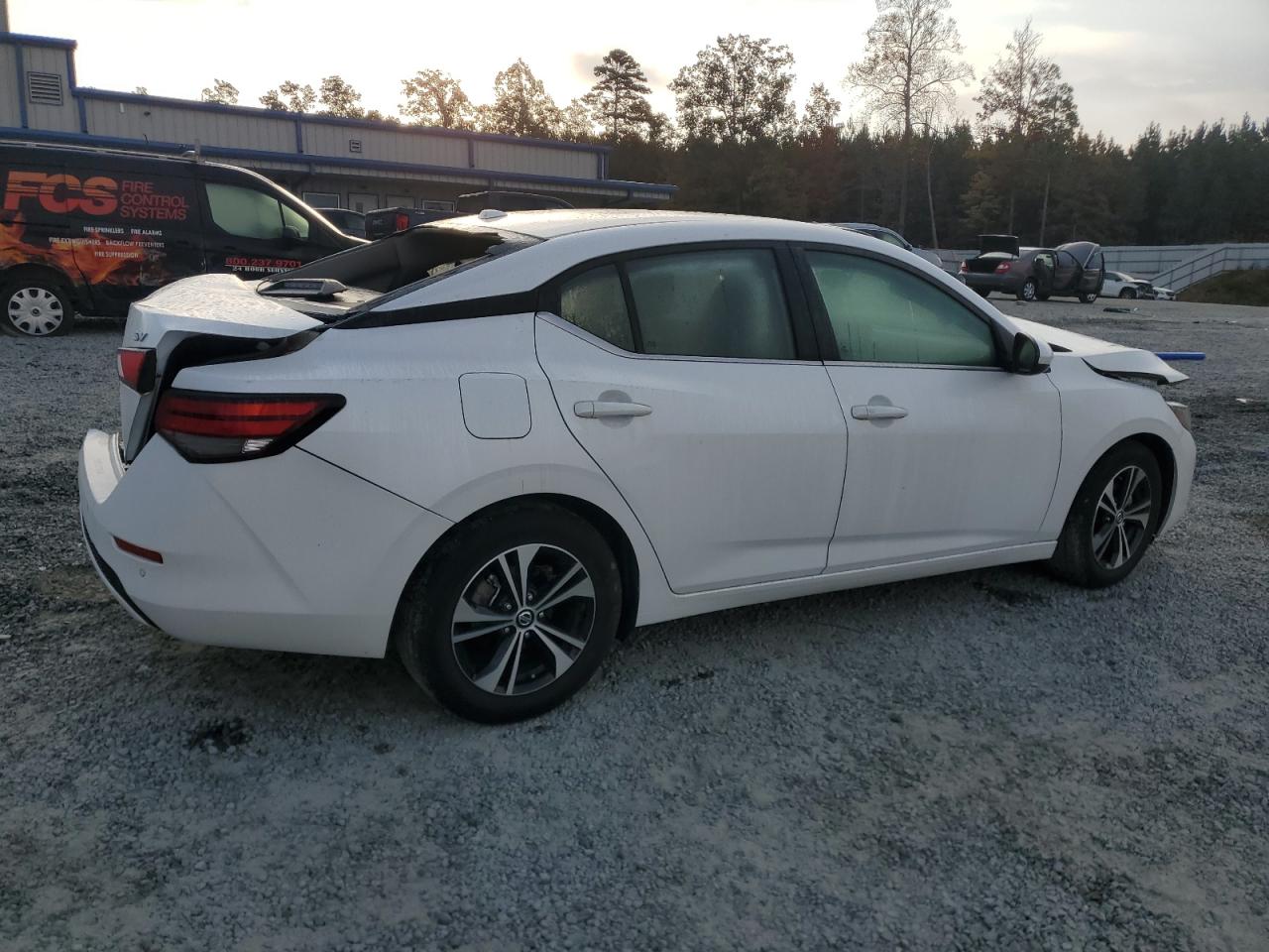 2022 Nissan Sentra VIN 3N1AB8CV8NY312359 Copart auction photo, all over damage thumbnail 3