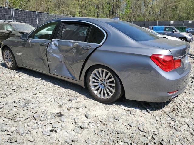 2011 BMW 7er VIN WBAKC8C57BC432184 Copart auction photo, side damage thumbnail 2