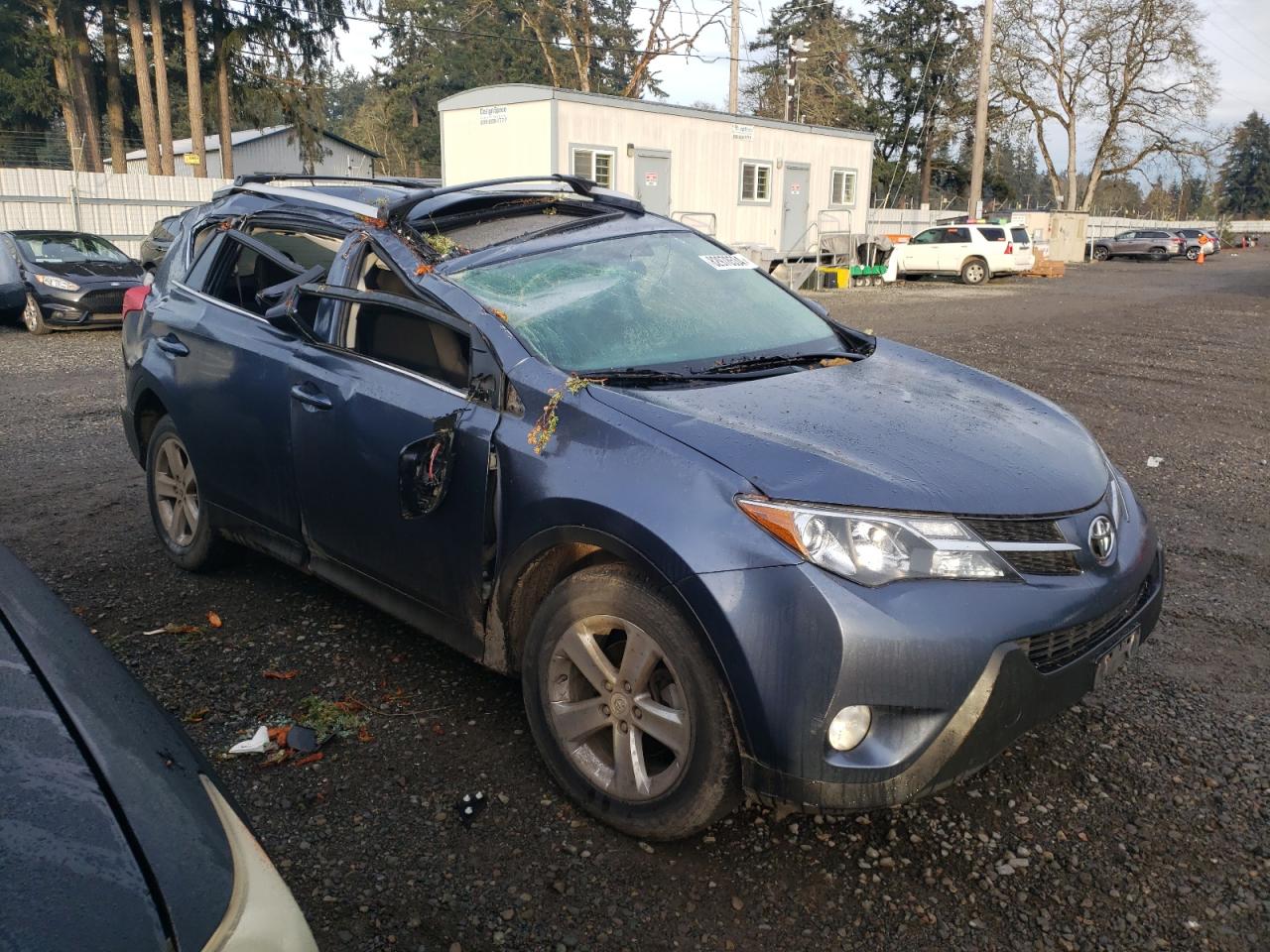 2014 Toyota RAV 4 VIN JTMRFREVXED047860 Copart auction photo, all over damage thumbnail 4