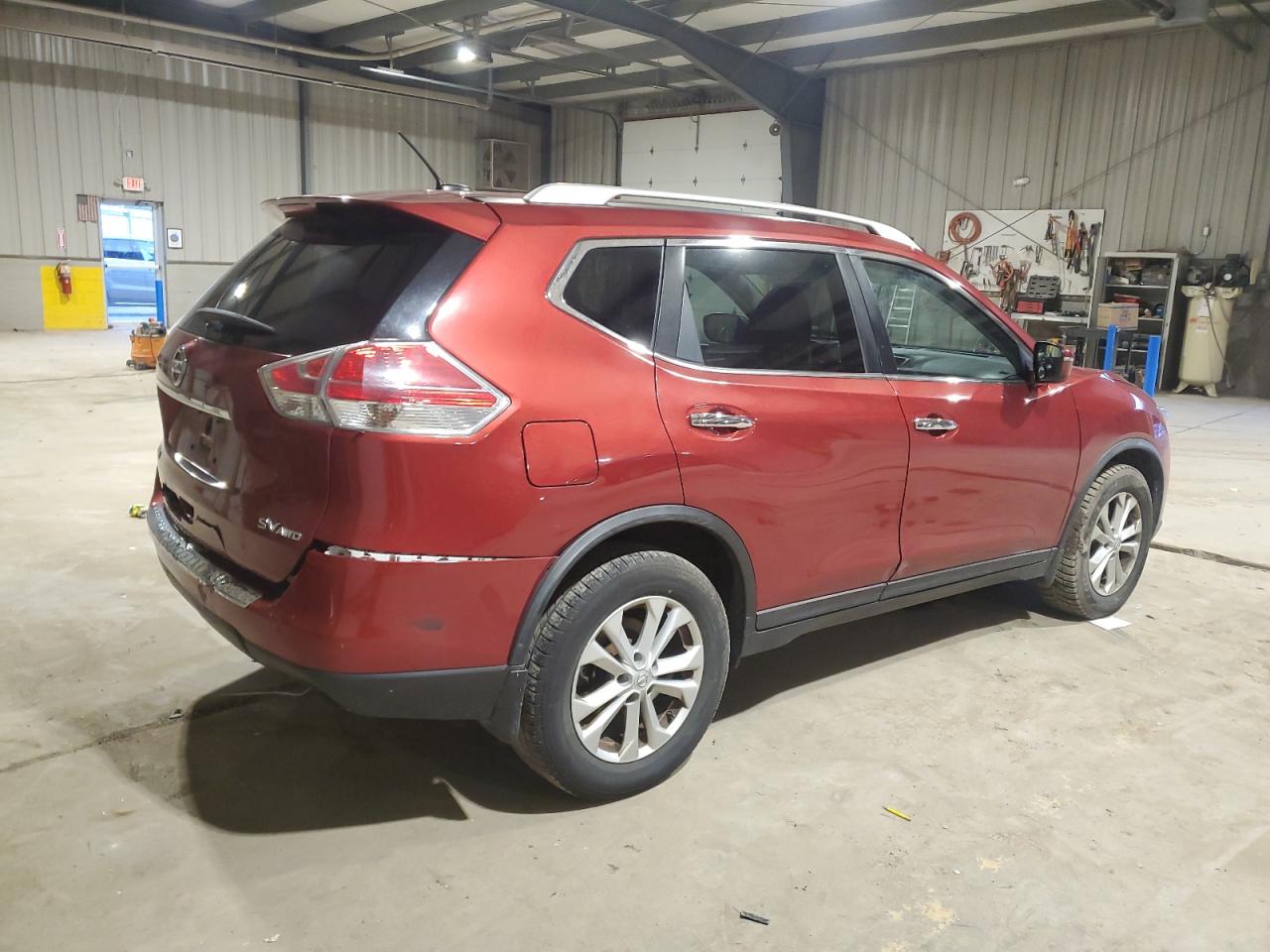 2016 Nissan Rogue VIN KNMAT2MV9GP714515 Copart auction photo, rear end / minor dent/scratches damage thumbnail 3