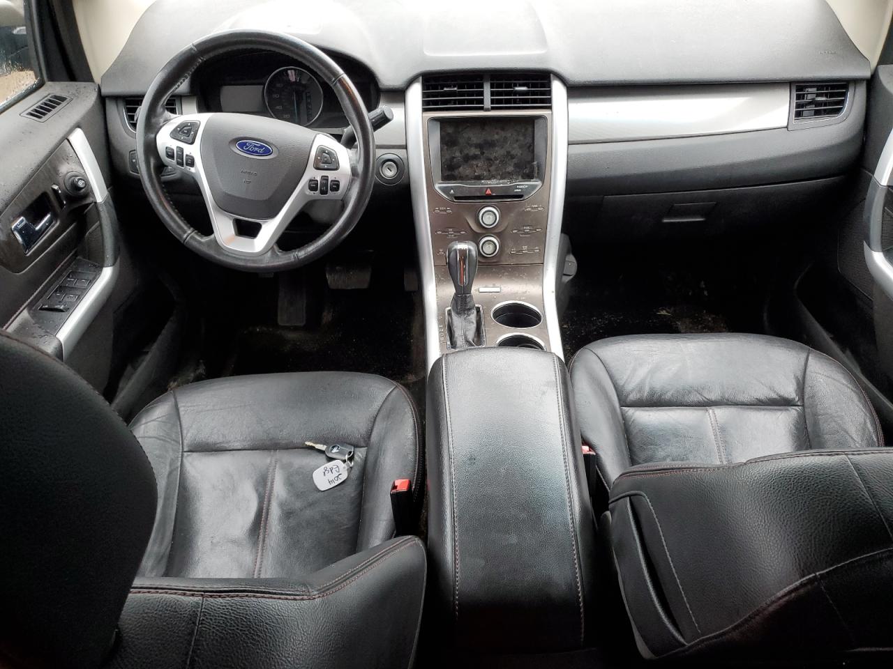 2014 Ford Edge VIN 2FMDK4JC4EBB74215 Copart auction photo, front end / side damage thumbnail 8
