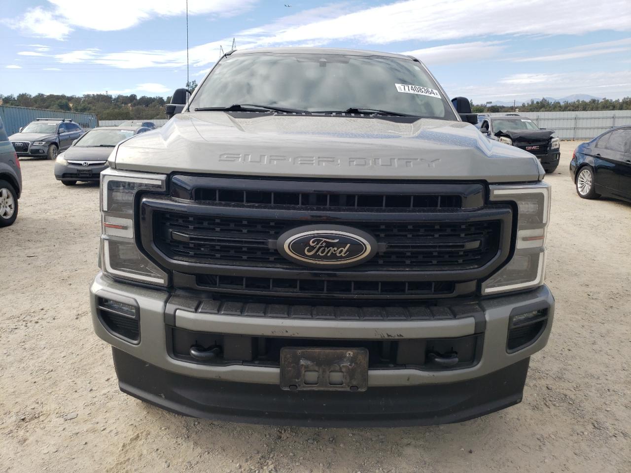 2020 Ford F250 VIN 1FT7W2BT8LED85315 Copart auction photo, rear end damage thumbnail 5