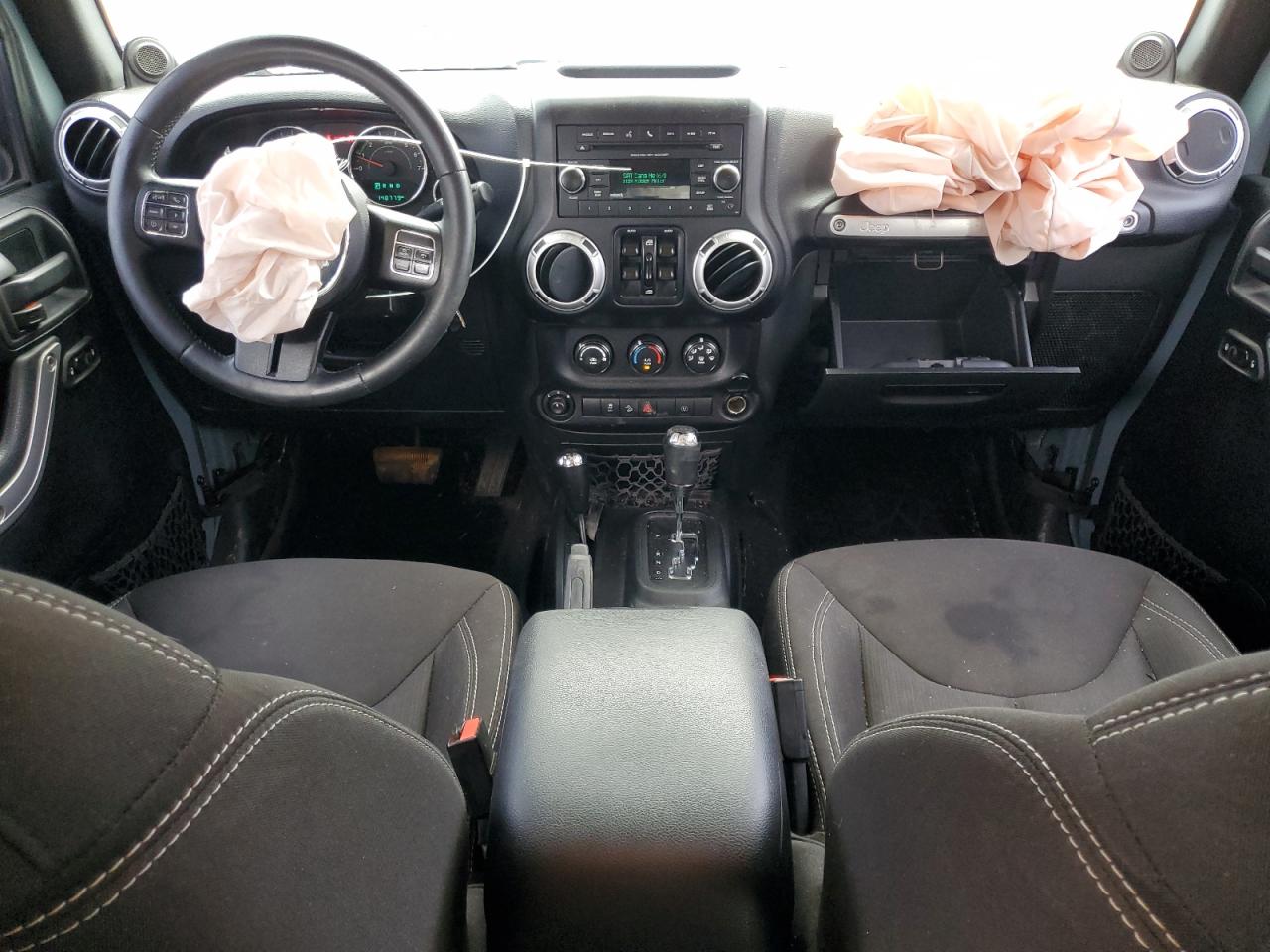 2014 Jeep Wrangler VIN 1C4BJWEGXEL306112 Copart auction photo, front end damage thumbnail 8