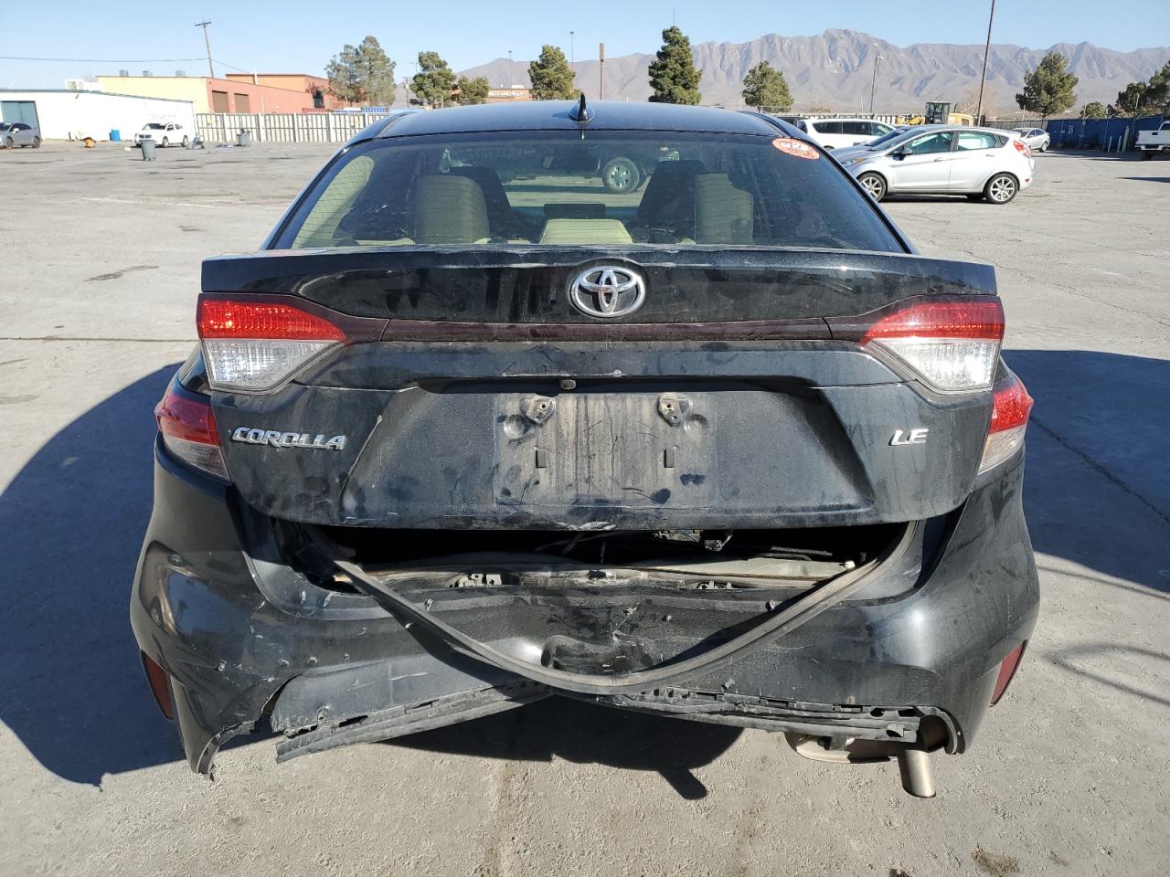 2022 Toyota Corolla VIN JTDEPMAEXNJ196100 Copart auction photo, rear end damage thumbnail 6