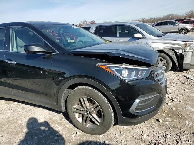 2018 Hyundai Santa Fe VIN 5XYZT3LB3JG560300 Copart auction photo, front end damage thumbnail 10