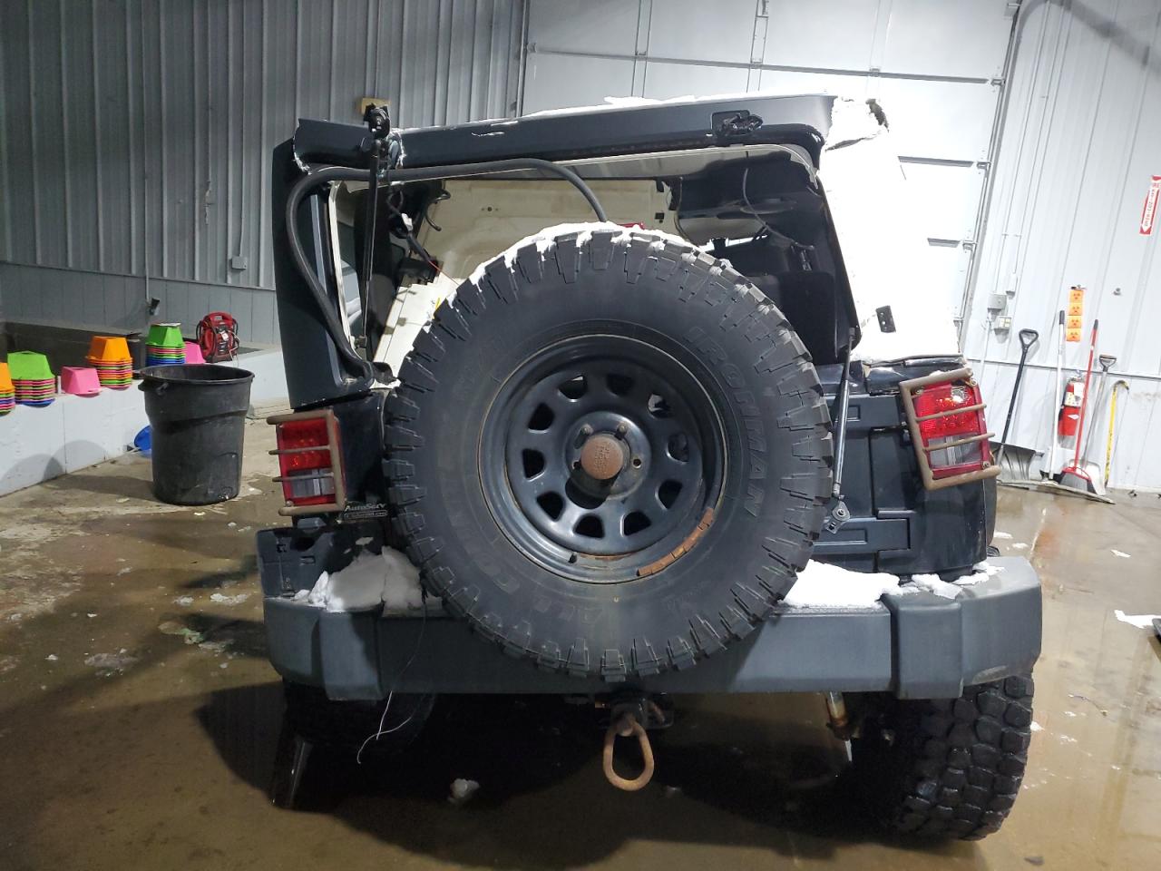 2012 Jeep Wrangler VIN 1C4BJWCG0CL116142 Copart auction photo, all over damage thumbnail 6