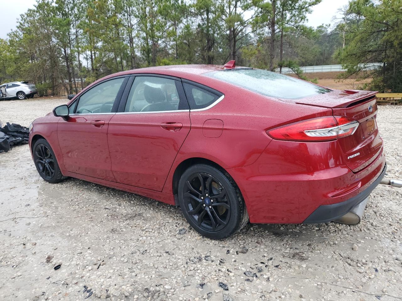 2019 Ford Fusion VIN 3FA6P0HDXKR198401 Copart auction photo, side damage thumbnail 2