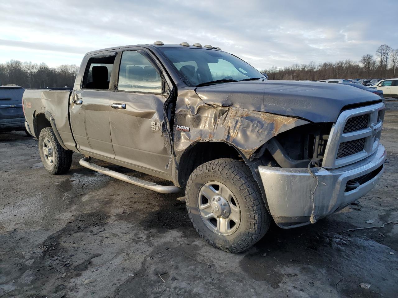 2014 RAM 2500 VIN 3C6TR5DT7EG110087 Copart auction photo, all over damage thumbnail 4