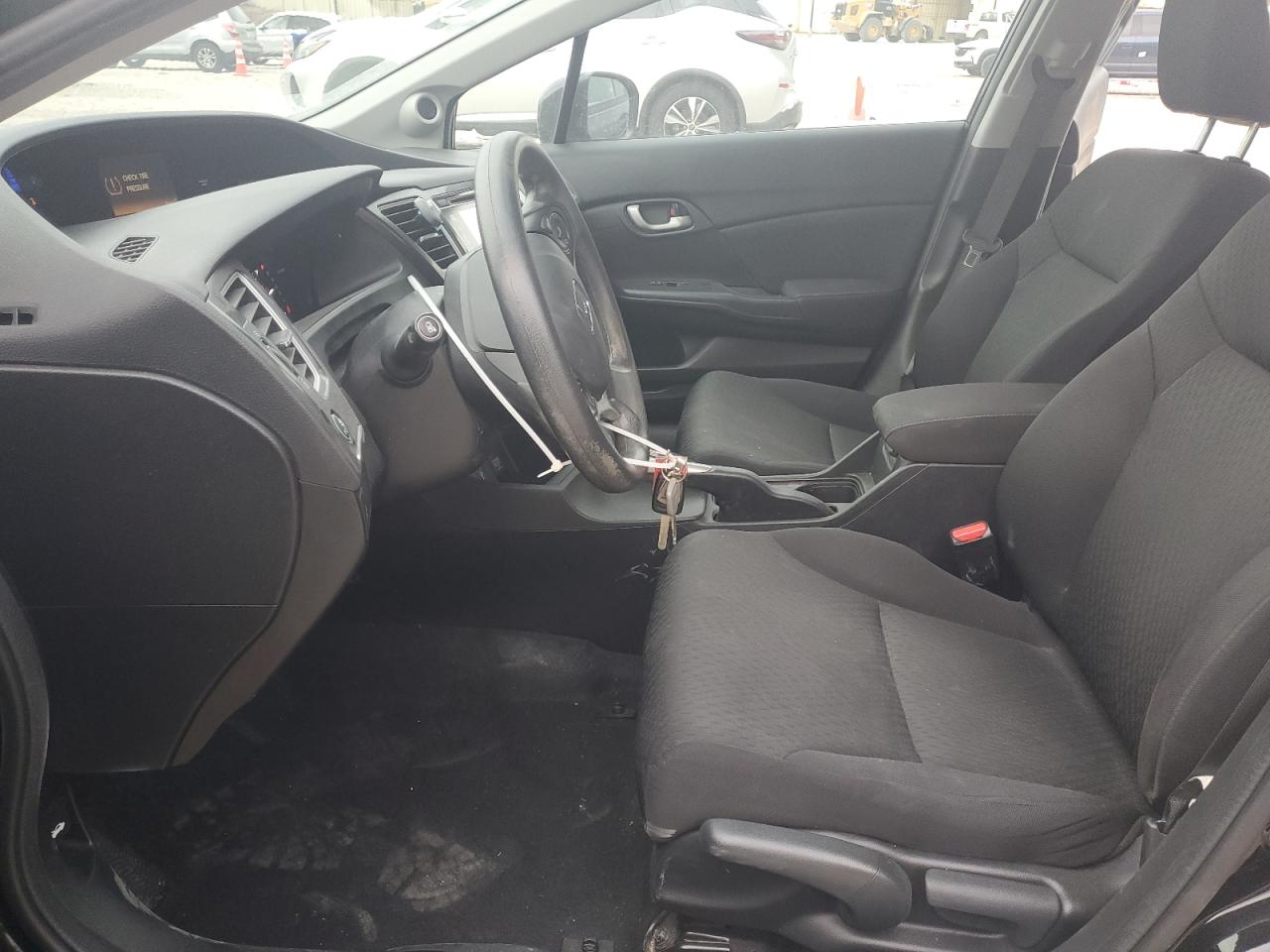 2015 Honda Civic VIN 19XFB2F73FE058933 Copart auction photo, undercarriage / all over damage thumbnail 7