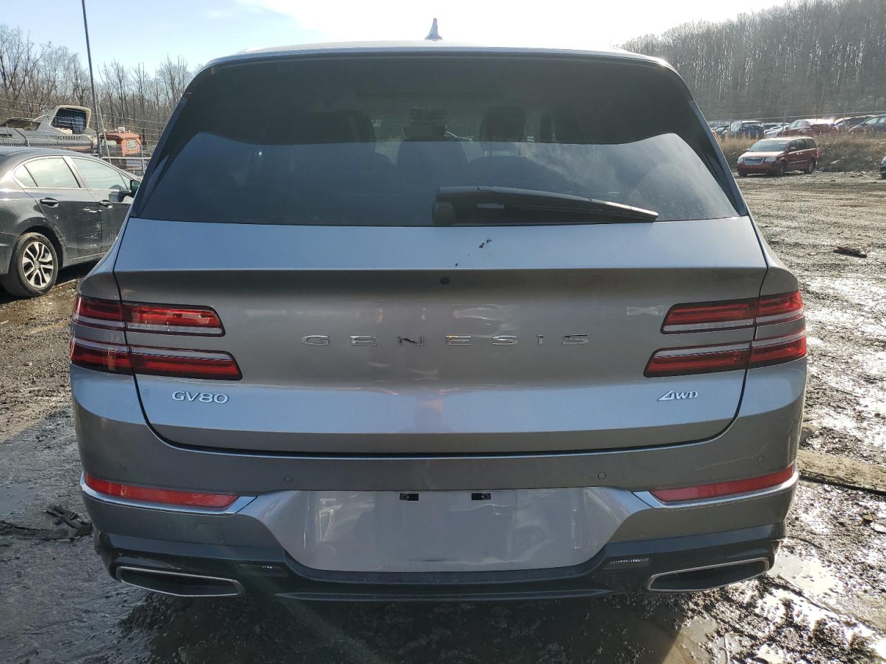 2024 Genesis Gv80 VIN KMUHBDSB1RU157414 Copart auction photo, front end damage thumbnail 6