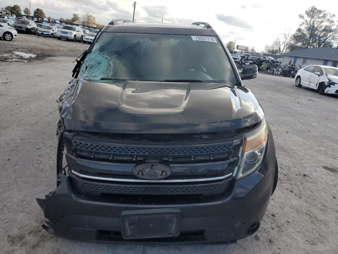2011 Ford Explorer VIN 1FMHK8F84BGA30259 Copart auction photo, front end / side damage thumbnail 5