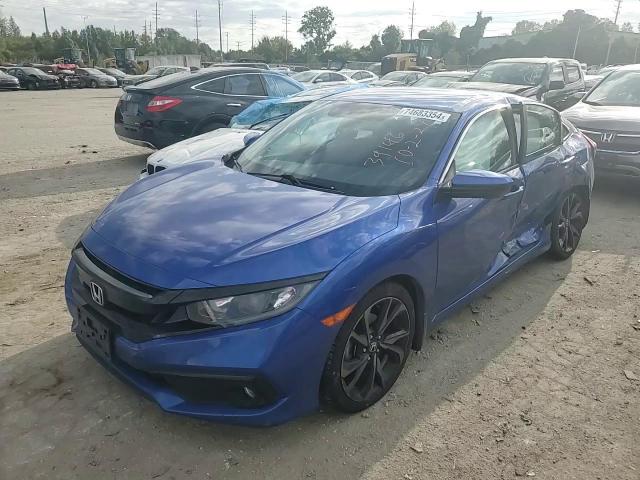 2019 Honda Civic VIN 19XFC2F80KE025047 Copart auction photo, side / mechanical damage thumbnail 10