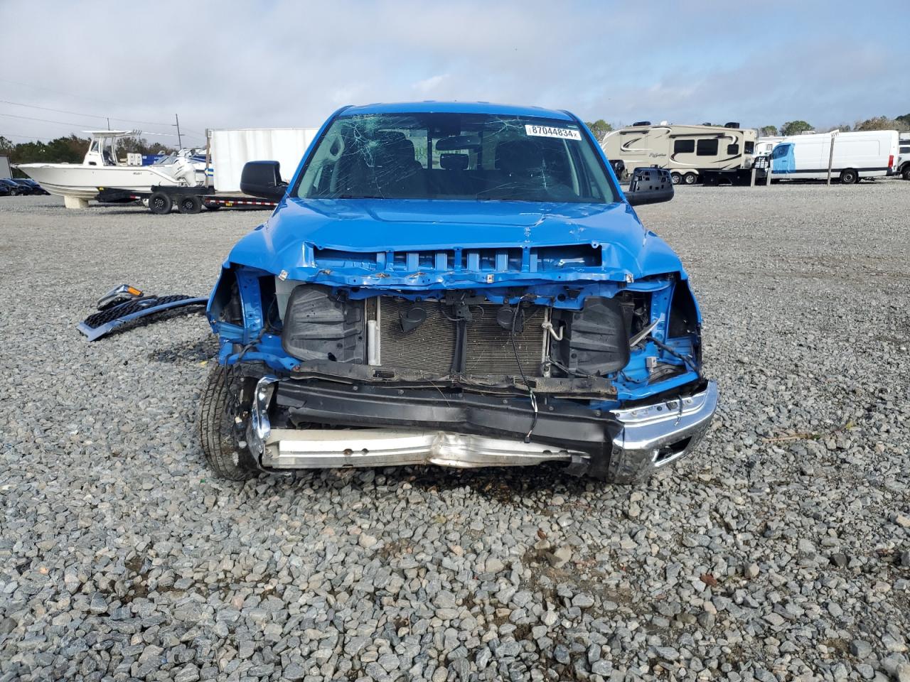 2021 Toyota Tundra VIN 5TFUY5F18MX983255 Copart auction photo, all over damage thumbnail 5