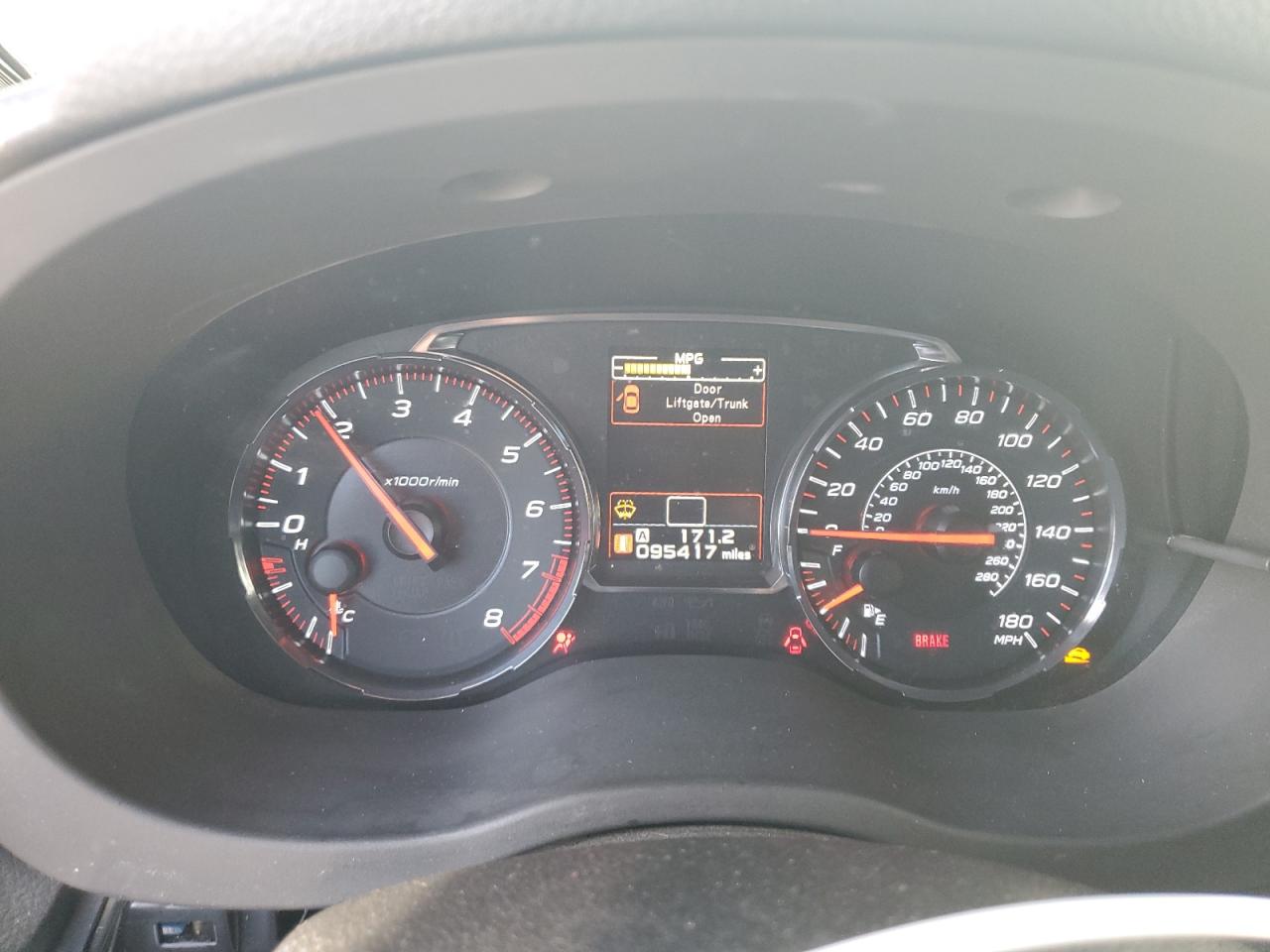 2018 Subaru WRX VIN JF1VA1C69J9833145 Copart auction photo, front end damage thumbnail 9