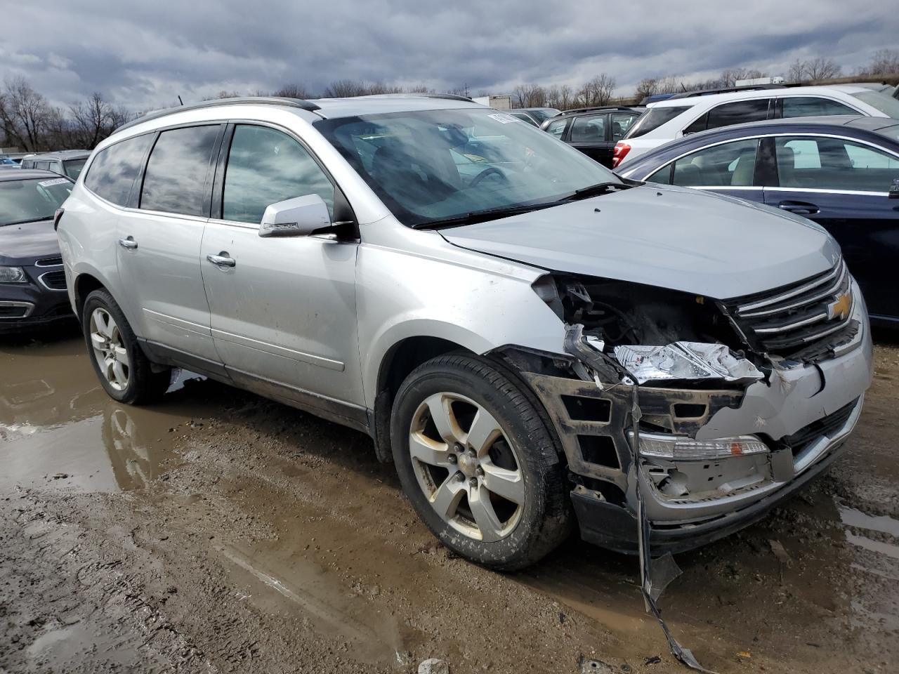2017 Chevrolet Traverse VIN 1GNKVGKD2HJ282254 Copart auction photo, front end damage thumbnail 4